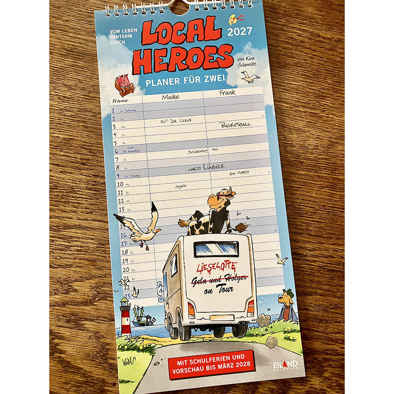 Local Heroes 2027 Planer für zwei