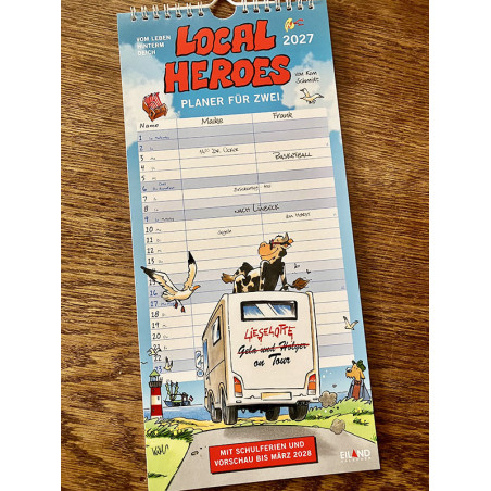 Local Heroes 2027 Planer für zwei